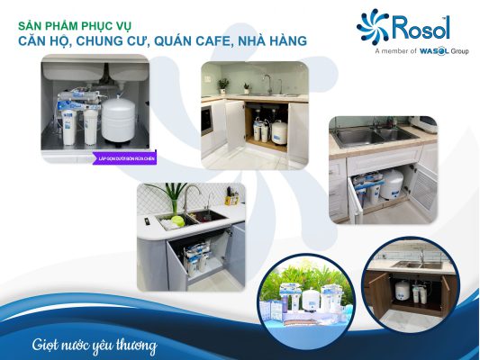 Lĩnh vực hoạt động máy lọc nước âm tủ bếp