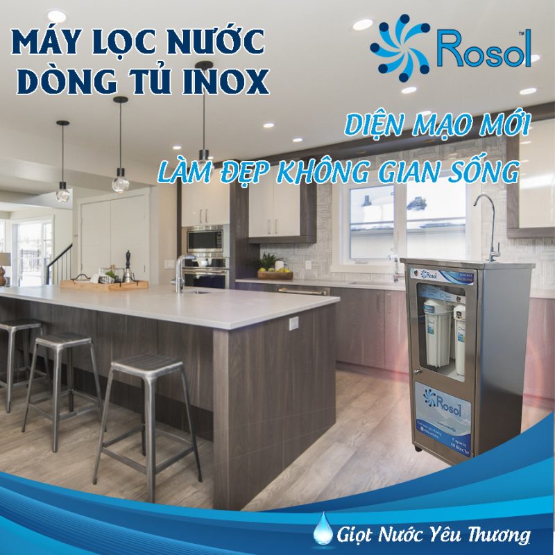 Máy lọc nước tủ inox cho căn hộ
